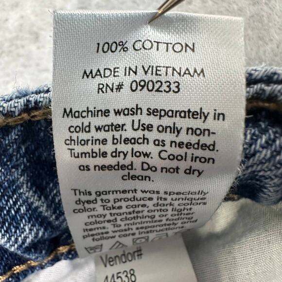 Pacsun Jean Shorts WMNS 29 High Rise Festival Cut-Off Distressed Raw Hem Denim - Picture 10 of 10